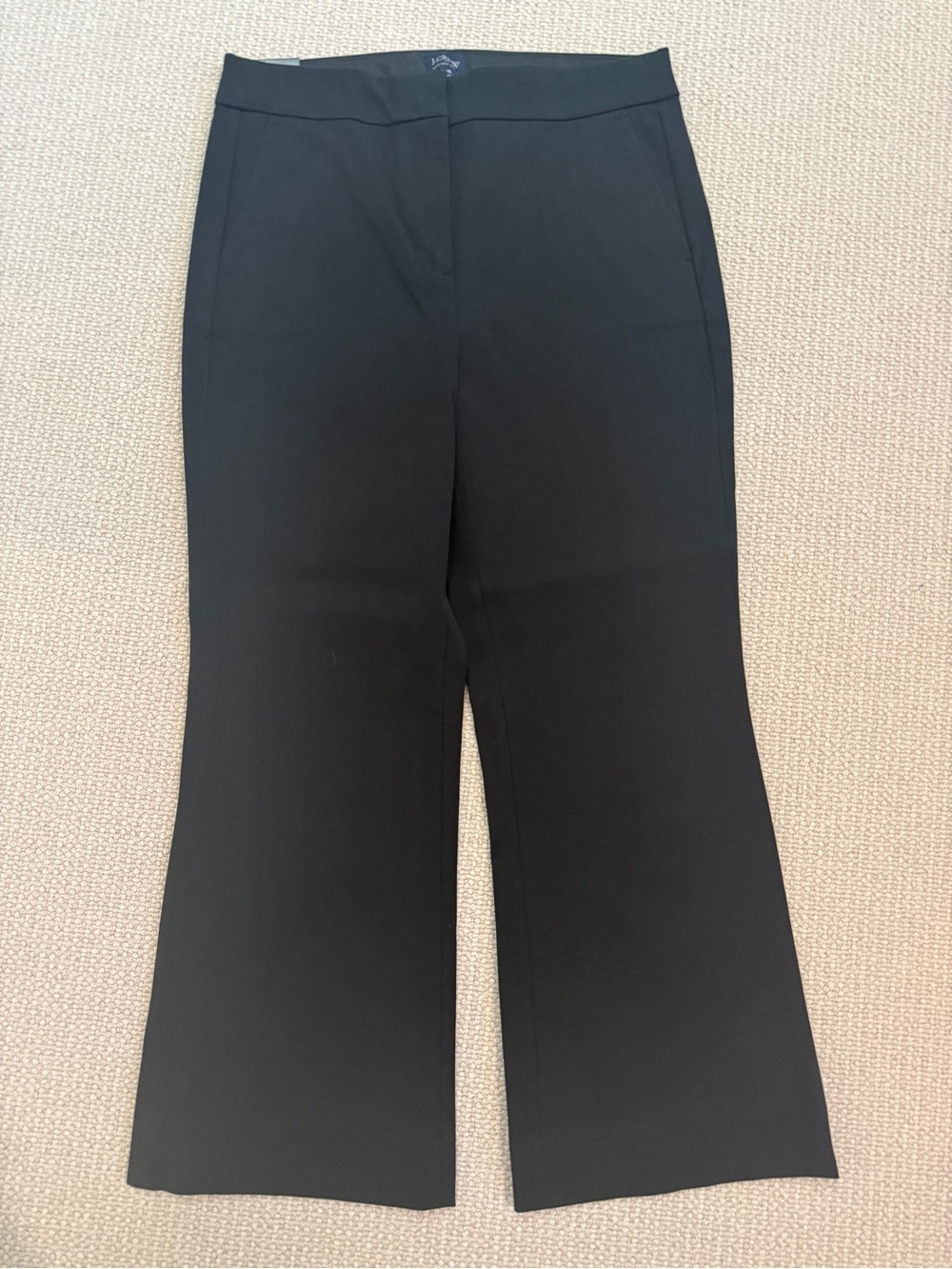 NWT J. Crew Factory Black Kelsey Pants, 6